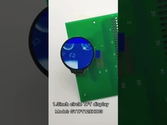 1.28 ইঞ্চি গোলাকার টিএফটি এলসিডি ডিসপ্লে 240x240 জিসি 9 এ 01 এসপিআই ইন্টারফেসের সাথে 24 পিআইএন এফপিসি