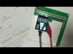 ভিএ এলসিডি ডিসপ্লে হোয়াইট গ্রাফিক্স কালো প্যানেল লং স্ট্রিপ 4.5V 9PIN