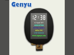 4.3 ইঞ্চি টিএফটি এলসিডি ক্যাপাসিটিভ টাচ স্ক্রিন 480x800 ডট 40 পিন আরজিবি ইন্টারফেস