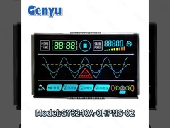 রঙিন সেগমেন্টস সাদা ব্যাকলাইট ভিএ এলসিডি ডিসপ্লে 40 পিন