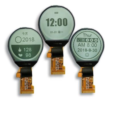 ভালো দাম 1.3inch GY128128-23 Round LCD Module 4-Spi FSTN Custom Monochrome Dot Matrix Clock COG LCD Screen 128x128 Circle Display অনলাইন