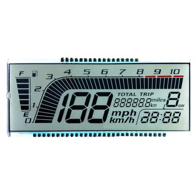 ভালো দাম HTN Custom E-bike LCD Display Monochrome 46 Pin Transflective 7 Segment LCD Screen with 6 O'clock Viewing Angle অনলাইন