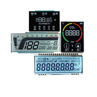 ভালো দাম PIN Connector Customized Monochrome Lcd Screen Digital Speedometer Meter Lcd TN HTN FSTN Positive Segment Display অনলাইন
