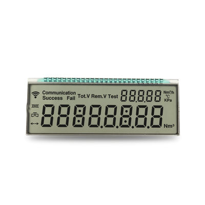 ভালো দাম 3.3V Operating Voltage Custom LCD Display for Positive Reflective Screen Energy Meter 8 Digit 7 Segment Monochrome LCD অনলাইন
