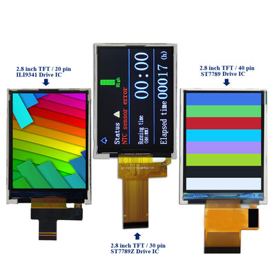 ভালো দাম 2.8 Inch TFT IPS LCD Display Device Meter Screen FPC Solder or Connector for FPC Connection অনলাইন