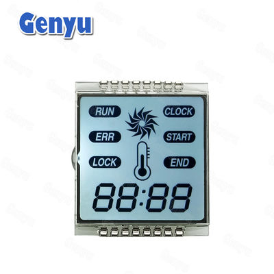 সাদা ব্যাকলাইট 4 ডিজিট সাত সেগমেন্ট ডিসপ্লে 3.3V 16PIN টাইমার এলসিডি ডিসপ্লে
