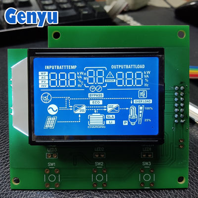 ভালো দাম LCD 7 সেগমেন্ট ডিসপ্লে HTN সাদা অন ব্লু চিপ বোর্ডে AIP31621 ড্রাইভার ইনভার্টার জন্য অনলাইন