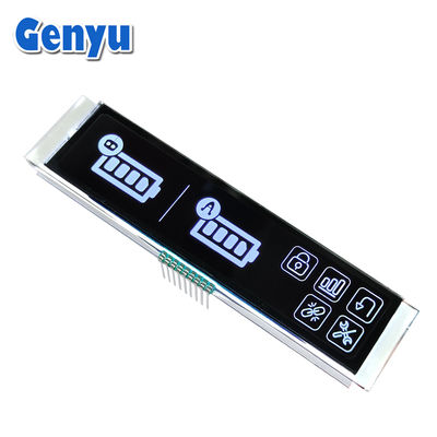 ভালো দাম 4.5V 9PIN VA এলসিডি ডিসপ্লে হোয়াইট গ্রাফিক্স কালো প্যানেল লং স্ট্রিপ অনলাইন