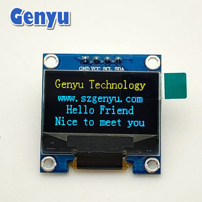 SSD1306 0.96' OLED ডিসপ্লে মডিউল Y&B 128x64 ডটস 4PIN I2C ইন্টারফেস