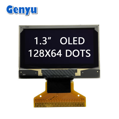 উচ্চ বৈসাদৃশ্য 1.3 ইঞ্চি OLED ডিসপ্লে 128x64 ডট SH1106 30PIN সোল্ডারিং FPC