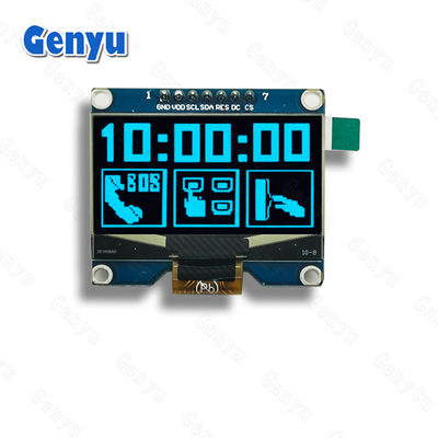 3.3V 1.54 ইঞ্চি OLED ডিসপ্লে 128x64 সাদা নীল হলুদ SPD0301 ড্রাইভার আইসি সহ
