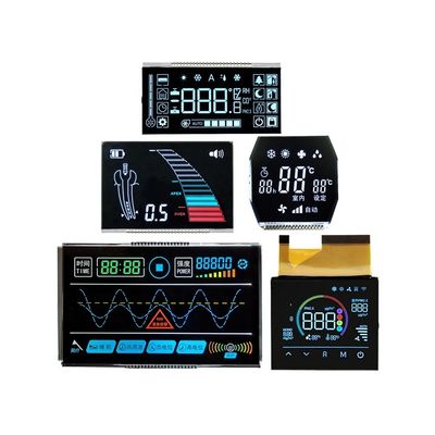 ভালো দাম Custom LCD Display Module 8 Digit 7 Segment Display with Black Background LCD Size TN VA Black Monochrome LCD Screen অনলাইন
