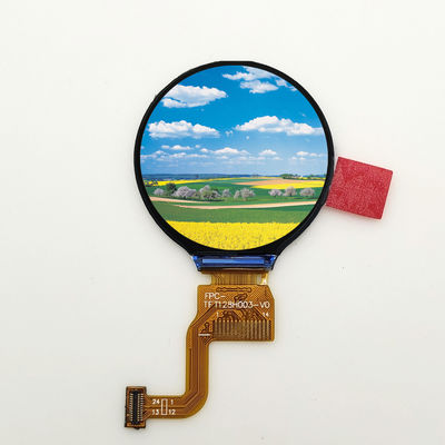 ভালো দাম 4SPI Interface 1.3 inch Tft Lcd 240X240Dots Ips Gc9A01 14Pin Zip Fpc Round Lcd Display For Smart Watches Round Display অনলাইন