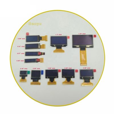 ডট ম্যাট্রিক্স OLED স্ক্রিন 128x32 128x64 256x64 I2C SPI মাইক্রো ডিসপ্লে 0.42/0.49/0.66/0.69/0.78/0.87/0.91/0.96/1.3/1.54/2.42